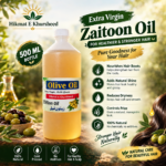 Extra Virgin Zaitoon Oil – 100% Pure & Natural.