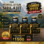 3 × 20grams - Shilajit Combo Pack 💪